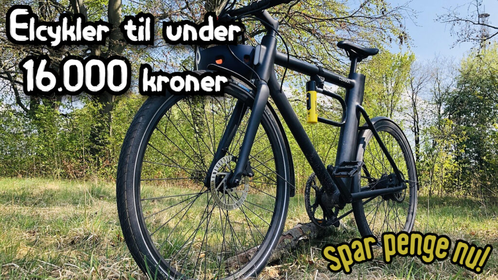 Elcykeltilbud under 16.000 kroner